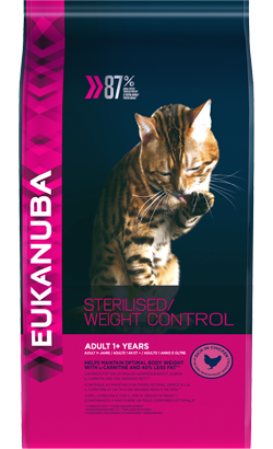 Eukanuba Cat Adult Sterilised Weight Control | Chicken | 1,5 kg