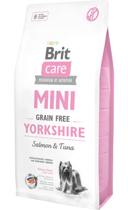 Brit Care Dog Mini Yorkshire Grain-free | Salmon & Tuna | 2 kg