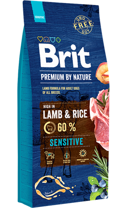 Brit Premium by Nature Sensitive Dog Lamb & Rice | 8 kg