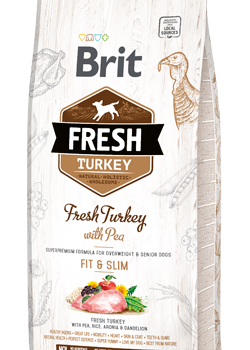 Brit Fresh Dog Light Fit & Slim with Turkey & Pea | 2,5 kg