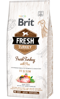 Brit Fresh Dog Light Fit & Slim with Turkey & Pea | 2,5 kg