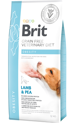 Brit Veterinary Diet Dog Obesity Grain-Free Lamb & Pea | 2 kg