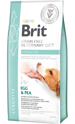 Brit Veterinary Diet Dog Struvite Grain-Free Egg & Pea | 12 kg