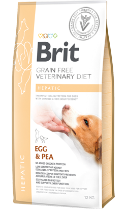 Brit Veterinary Diet Dog Hepatic Grain-Free Egg & Pea | 2 kg