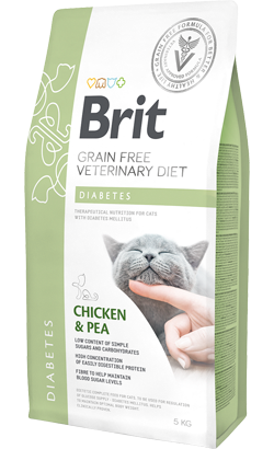 Brit Veterinary Diet Cat Diabetes Grain-Free Chicken & Pea | 400 g