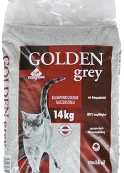 Areia Auto Aglomerante Golden Grey | 14 kg