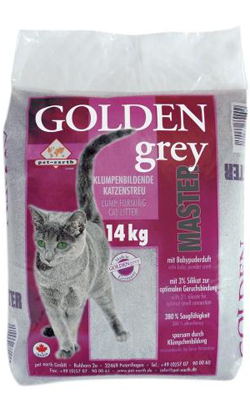 Areia Auto Aglomerante Golden Grey Master | 14 kg