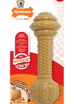 Nylabone Dog Extreme Chew Barbell | Large