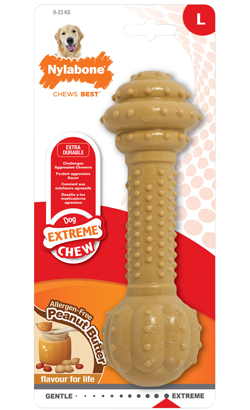 Nylabone Dog Extreme Chew Barbell | Large