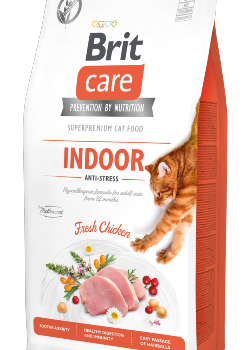 Brit Care Cat Grain-Free Indoor Anti-Stress | Chicken & Peas | 2 kg