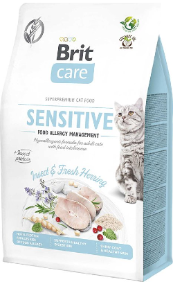 Brit Care Cat Grain Free Sensitive Food Allergy Management | Insect & Herring | 2 kg