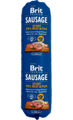 Brit Sausage Dog Sport Formula Beef & Fish | 800 g